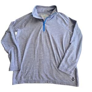 J. Crew Crewcuts Boys S Blue Performance Quarter Zip Pullover Shirt